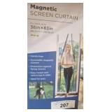 MAGNETIC SCREEN CURTAIN