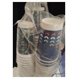 GROUP OF INSULATED COFFEE CUPS