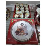 INTERNATION CHINA CHRISTMAS PLATES AND BELLS