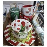 CHRISTMAS MUGS AND BOWLS