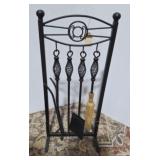 METAL FIRE PLACE SET
