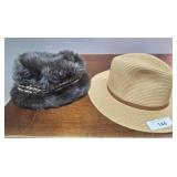 HAT AND FUR TYPE HAT