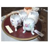 ARNAT CREATIONS VINTAGE NAPLOWARE PORCELAIN EGG