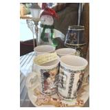 SET OF 4 DUNOON  CHRISTMAS MUGS