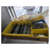 ASSORTED NUTS AND BOLTS, SOME STAINLESS