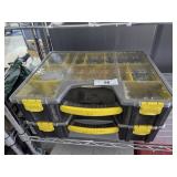 2 PC FASTENER BINS OF ASSORTED HARDWARE,