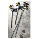 ASSORTED FURNITURE CLAMPS