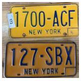 VINTAGE NY STATE LICENSE PLATES