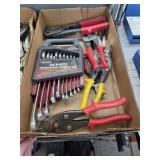 RIVET GUN, SHEARS, AND WRENCHES