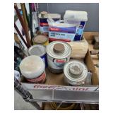 FIBERGLASS RESIN, FILLER AND PVC GLUE