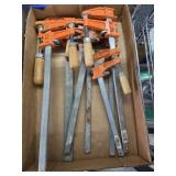 ASSORTED FURNITURE CLAMPS