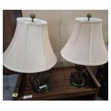 2 GOLF THEMED LAMPS