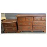 STANLEY FURNITURE NIGHT STAND AND DRESSER