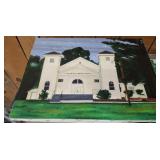 GROUP OF ART ON CANVAS   20X16