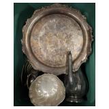 GROUP OF ASSORTED SILVERPLATE AND SERVING PCS