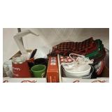 ASSORTED KITCHEN DCOR, CHRISTMAS, MISC