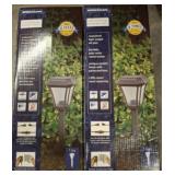 2 PC BRINKMANN LED PATH LIGHTS