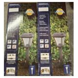 2 PC BRINKMANN LED PATH LIGHTS