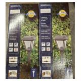2 PC BRINKMANN LED PATH LIGHTS