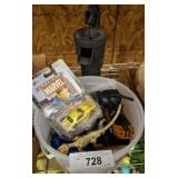 FAUX PUMP, TOYS, BUCKET