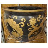 ORIENTAL FISH BOWL STYLE PLANTER