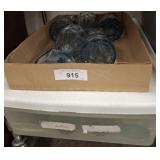 GLASSWARE, COIN STYLE GLASS, MISC