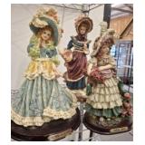VICTORIAN LADY FIGURINES