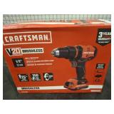 CRAFTSMAN V 20 DRILL BATTERY AND CHARGER