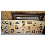 FAMILY COLLAGE FRAME, FRAMED MIRROR