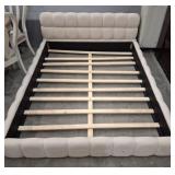 QUEEN UPHOLSTERED BED-HEAD, FOOT, RAILS, SLATS