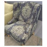 WORLD MARKET UPHOLSTERED WING BACK CHAIR