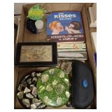 PAPER WEIGHTS, TEA CANDLE HOLDER, HARMONICA