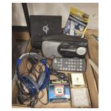 VINTAGE CLOCKS, ALARM CLOCKS, GAME HEADSET