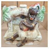 BLACK MEMORABILIA CONDIMENT HOLDERS