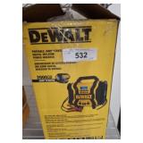 DEWALT PORTABLE JUMP START AND COMPRESSOR