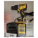 DEWALT 20V DRILL BATTERY AND CHARGER