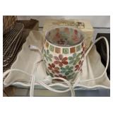 NIGHT LIGHT, CERAMIC TRAY