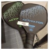 PICKLE BALL RACKETS WITH COVERS