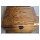 WOODEN FILE BOX 18X15X14