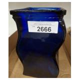 BLUE DECORATIVE VASE