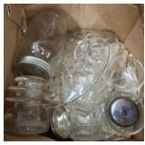 ASSORTED INSULATORS, AND BALL JARS
