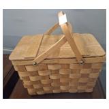SPLIT OAK PICNIC BASKET