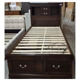 GLORY FURNITURE TWIN BED W/ STORAGE