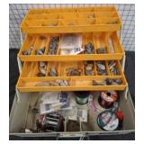 REBEL TACKLE BOX AND CONTENTS