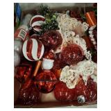 GROUP OF CHRISTMAS ORNAMENTS