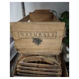 WOODEN DECOR BASKETS