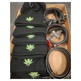 BLACK JACK TOBOGGANS AND BELTS WEED THEMED
