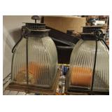 CARRIAGE LIGHT CANDLE HOLDERS