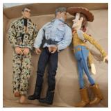 GI JOE AND TOY STORY ACTION FIGURES