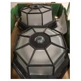 2 PC FLUSH MOUNT EXTERIOR LIGHTS